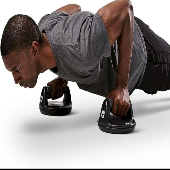 Brand New Harbinger Push Up Pro Fitness Trainer Rotating Handles Workout - Picture 6 of 11